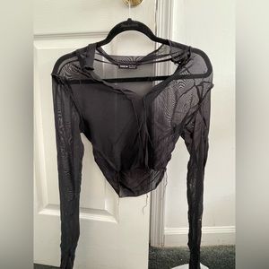 Shein sheer top